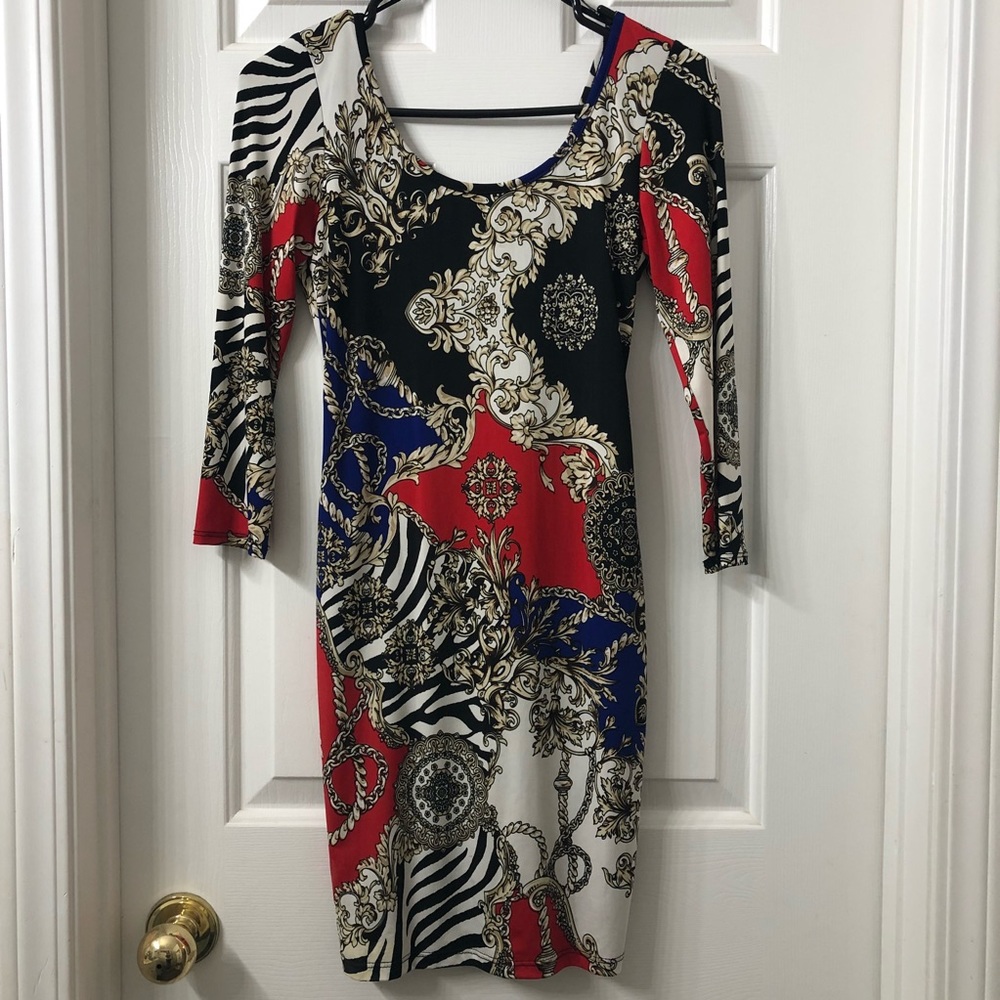 Bodycon long sleeve dress Size Small